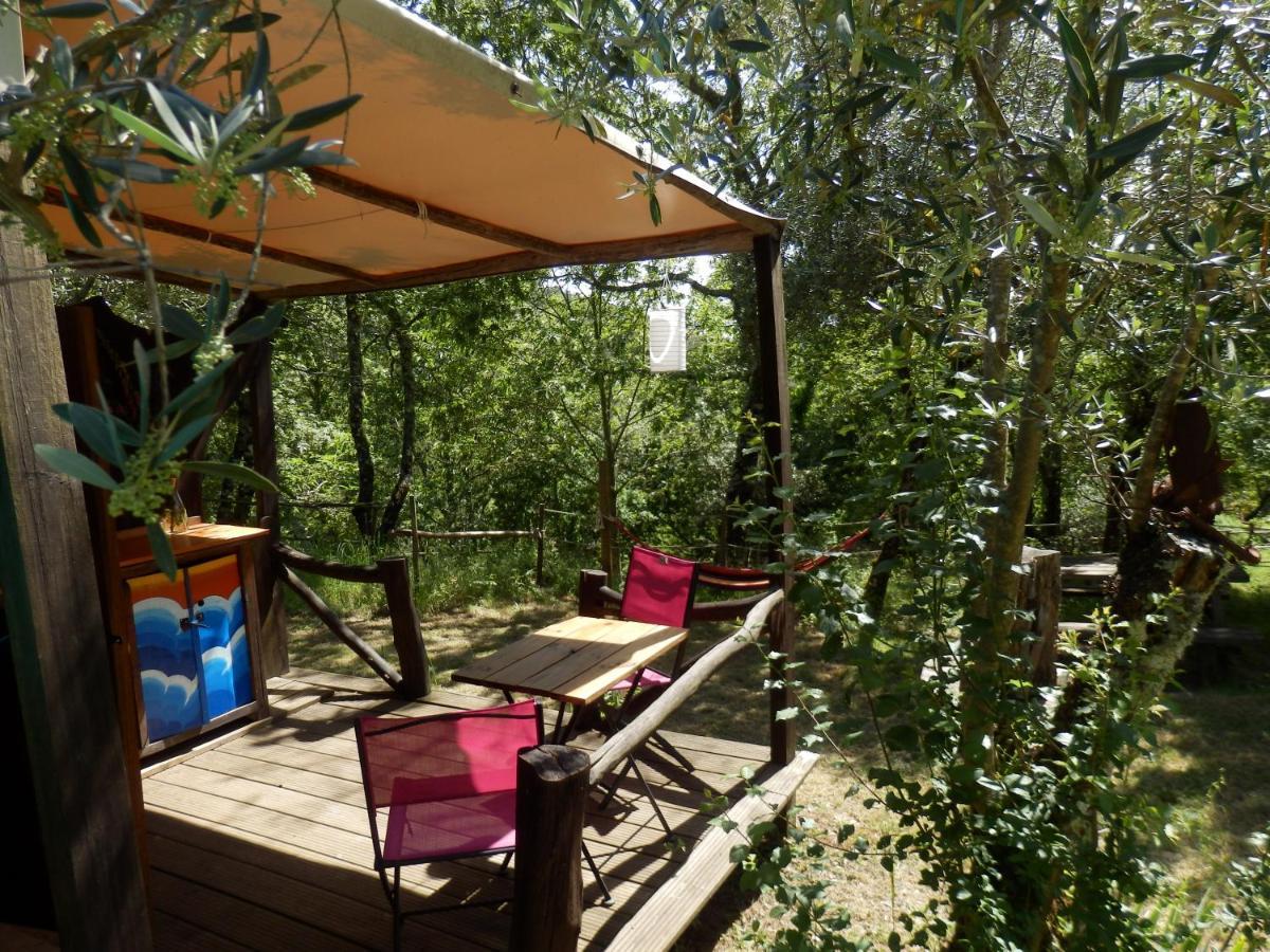 Green Man Yurt Penela Exterior foto